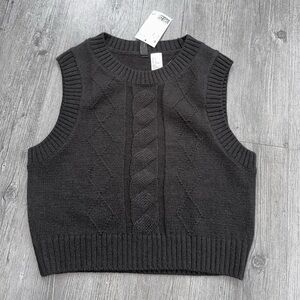 h&m sweater vest NWT